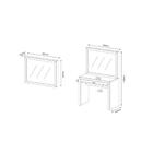 Penteadeira Com Espelho Multimóveis Cr35037 Branca