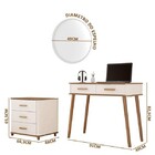 Penteadeira Com Espelho Retro Maite Freijo Off White