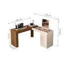 Penteadeira Com Espelho Star Freijó E Off White