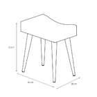 Penteadeira Com Espelho Strass Branca