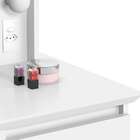 Penteadeira Com Espelho Strass Branca