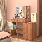 Penteadeira Com Espelho Sume Marrom