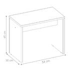 Penteadeira Com Led Bailey Branco Com Banqueta