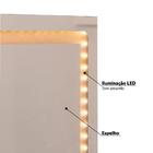 Penteadeira Com Led E 2 Gavetas - Branco