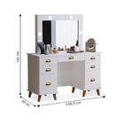 Penteadeira Com Led Paris Branco