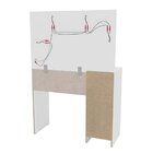 Penteadeira Com Organizador 1 Porta 2 Gavetas Bahia  Branco