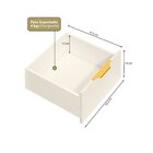 Penteadeira Com Porta Objetos E 5 Gavetas Vita Yescasa Off Wh