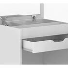 Penteadeira Com Puff Bau Embutido Pe2007 Tecno Mobili