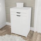 Penteadeira Com Puff E Espelho Multimóveis Cr35020 Branco/rosa