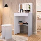 Penteadeira Com Tampo Articulável Branco Sterling Shop Jm