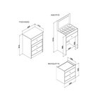 Penteadeira Comoda 3 Gavetas  Branco