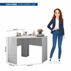 Penteadeira De Canto 90cm Milan  Branco