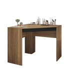 Penteadeira De Canto 90cm Milan  Mel/preto