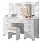 Penteadeira De Cinema Com Lampada E Banqueta