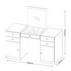 Penteadeira Demobile Lorena 2 Portas 4 Gavetas