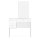 Penteadeira Ditália 4 Gavetas Pe-40 Branco Uv Acetinado