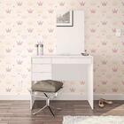 Penteadeira Ditália 4 Gavetas Pe-40 Branco Uv Acetinado