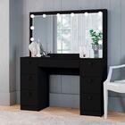 Penteadeira Ditália 7gavetas C/cadeira + Kit Luz Pe-80