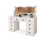 Penteadeira Eloa Design Elegante Gavetas C/ Expositor-branca