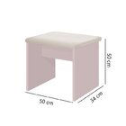 Penteadeira Em Mdp Sofia Com Banqueta Cancun Rose