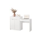 Penteadeira Escrivaninha 2 Portas 1 Gaveta Trend  Branco
