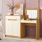 Penteadeira Escrivaninha 2 Portas 1 Gaveta Trend  Cinamomo/of