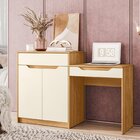 Penteadeira Escrivaninha 2 Portas 1 Gaveta Trend  Cinamomo/of