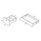 Penteadeira Escrivaninha 7 Gavetas 118 Cm Pe100 Dtall