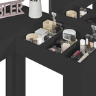 Penteadeira Escrivaninha Camarim Studio Jade - Bebeshop Preto