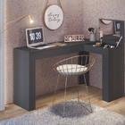 Penteadeira Escrivaninha Camarim Studio Jade - Bebeshop Preto