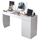 Penteadeira Escrivaninha Com Espelho 1 Porta Crystal Mobler B