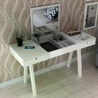 Penteadeira Escrivaninha Com Espelho Basculante Pe2002 Branco