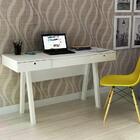 Penteadeira Escrivaninha Com Espelho Basculante Pe2002 Branco