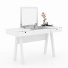 Penteadeira/escrivaninha Com Espelho Multimóveis Cr35017 Bran