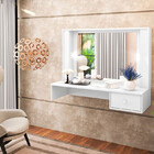 Penteadeira Escrivaninha Suspensa Juliette Platinum Decor Bra