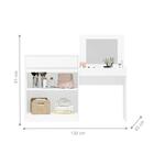 Penteadeira Evelyn Branco Fosco Liso