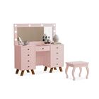 Penteadeira Feminina Com Assento Atlanta Rose