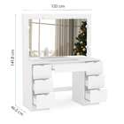 Penteadeira França Com Espelho Branco