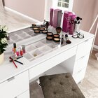 Penteadeira França Com Espelho Branco