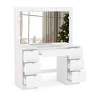 Penteadeira França Com Espelho Branco