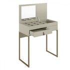 Penteadeira Industrial Lady 1 Gaveta Off White - Olivar Móveis