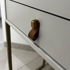 Penteadeira Industrial Lady 1 Gaveta Off White - Olivar Móveis