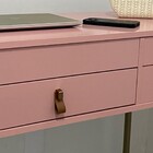 Penteadeira Industrial Lady 1 Gaveta Rose - Olivar Móveis