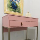 Penteadeira Industrial Lady 1 Gaveta Rose - Olivar Móveis