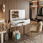 Penteadeira Industrial Lady C/espelho Organizadora De Maquiag