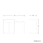 Penteadeira Infantil Camarim Bambolê Carvalho Grife/off White