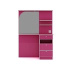 Penteadeira Infantil Com Banqueta, Espelho E Led Hera Pink Pl