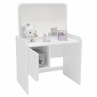 Penteadeira Infantil Com Espelho E 1 Porta Dakota  Branco