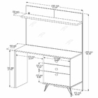 Penteadeira Jb 7909 Canela - Jb Bechara