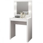 Penteadeira Kamila 1 Gaveta Com Espelho Branco - Pnr Móveis